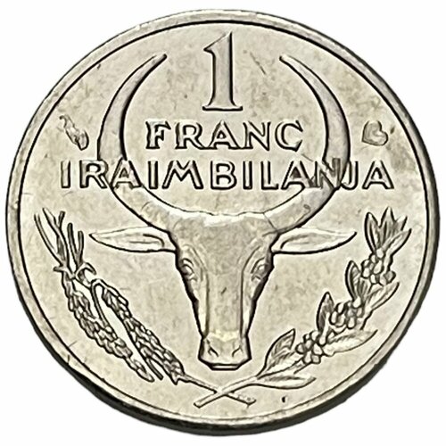 Мадагаскар 1 франк 2002 г. (2)