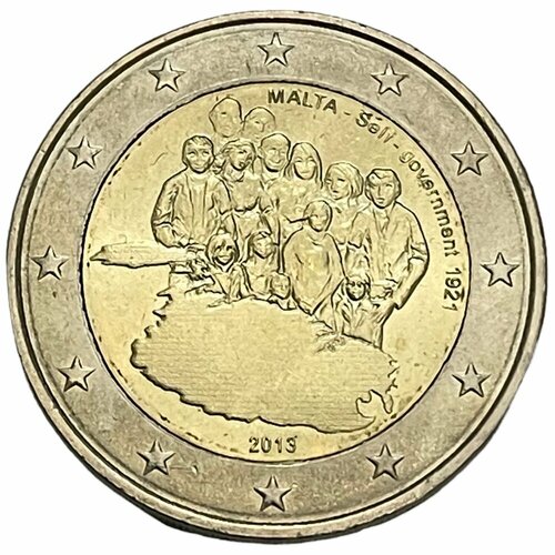 Мальта 2 евро 2013 г. (Собственное правительство 1921)