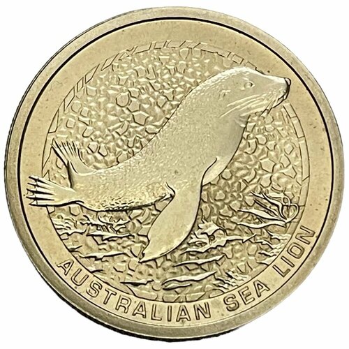 клуб нумизмат монета доллар австралии 2008 года серебро елизавета ii Австралия 1 доллар 2008 г. (Коренные австралийские животные - Австралийский морской лев)