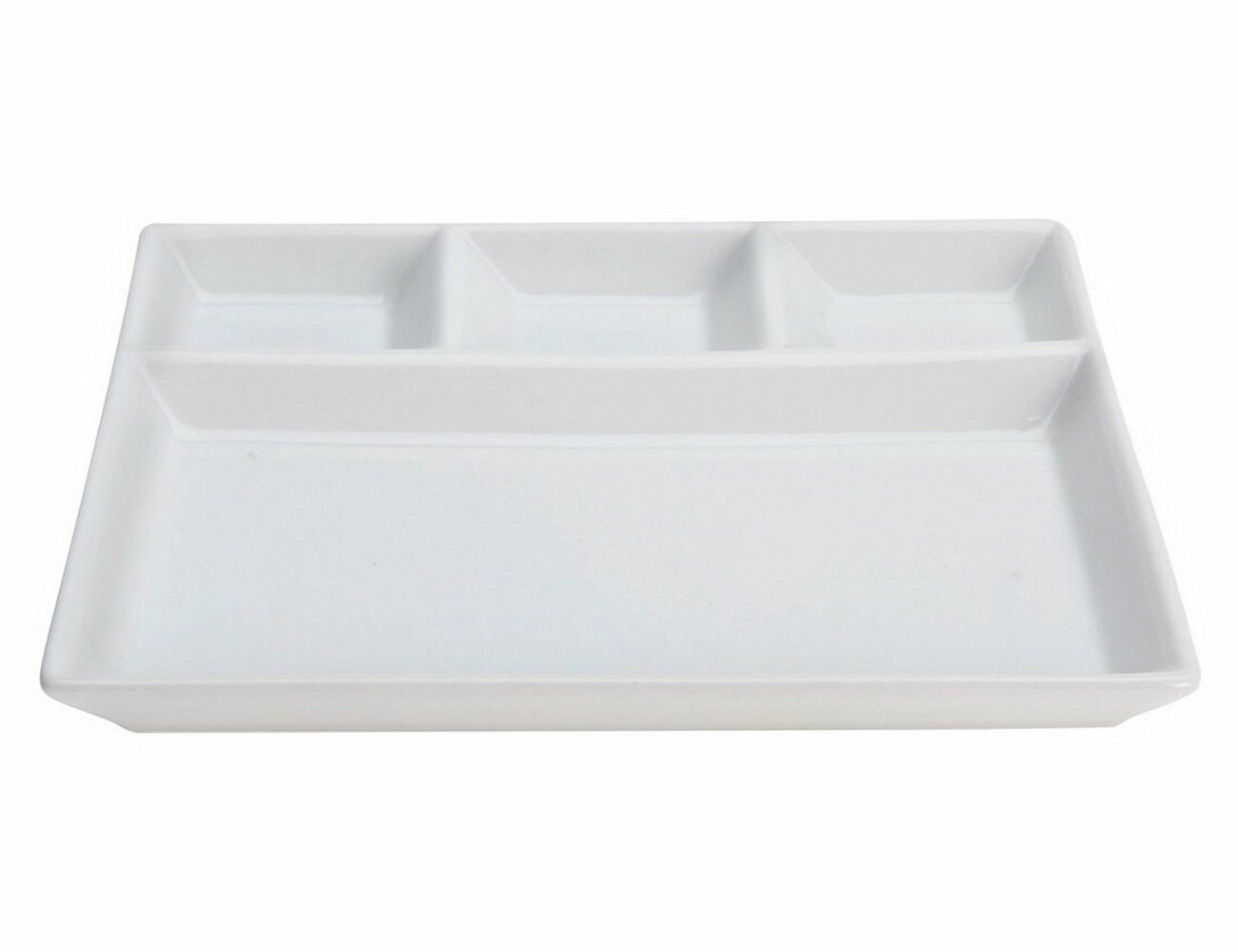 фото Фарфоровая менажница снэк, 24х19 см, прямоугольная, Koopman International 795880290