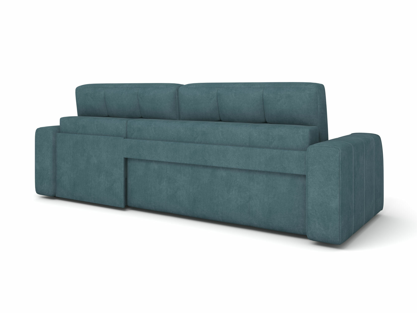 Угловой диван Первый Мебельный Легенда Зеленый, велюр