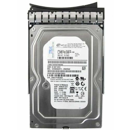 Жесткий диск Lenovo 81Y9787 500Gb 7200 SATAIII 35 HDD 2013500₽