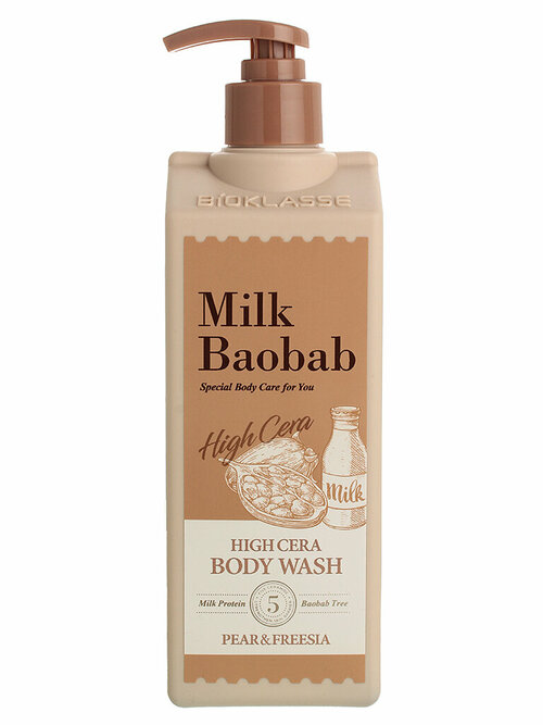 MB HCPF Гель для душа MilkBaobab High Cera Body Wash Pear&Freesia 500ml