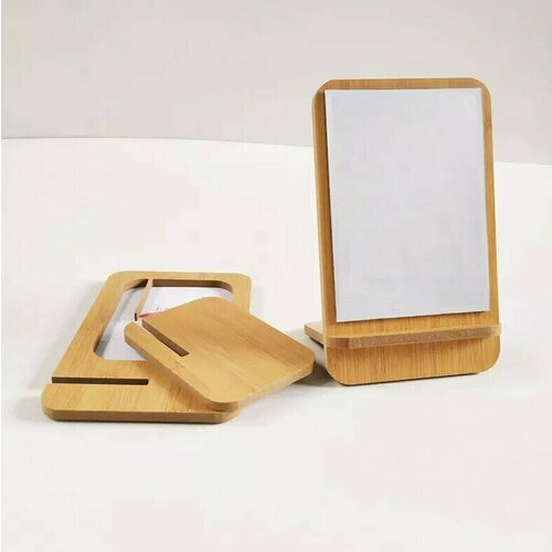 Зеркало настольное Зеркало косметическое прямоугольное дерево 220₽