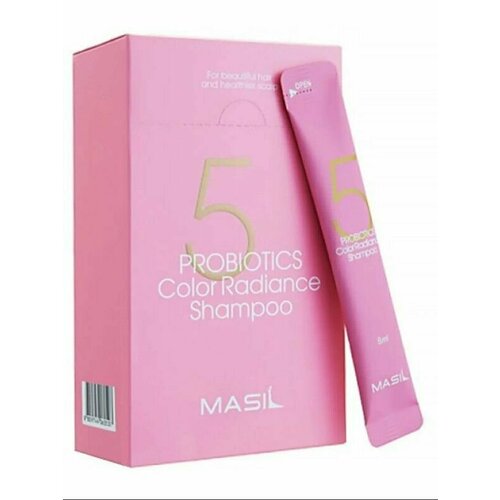 Masil 5 Probiotics Color Radiance Shampoo Шампунь с пробиотиками для защиты цвета 2 шт*8 мл.