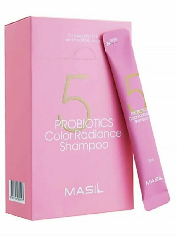Masil 5 Probiotics Color Radiance Shampoo Шампунь с пробиотиками для защиты цвета 2 шт*8 мл.