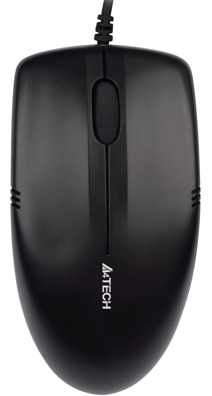 Мышка A4Tech OP-530NU Black (1.5м проводная оптическая 1000dpi USB)