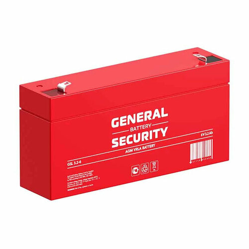 Аккумуляторная батарея General Security GSL 3.2-6 свинцово кислотный аккумулятор general security gs 7 2 6 6 в 7 2 ач