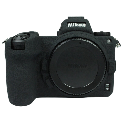 Силиконовый противоударный чехол MyPads Antiurto для фотоаппарата Nikon Z6 II/ Z7 II черный