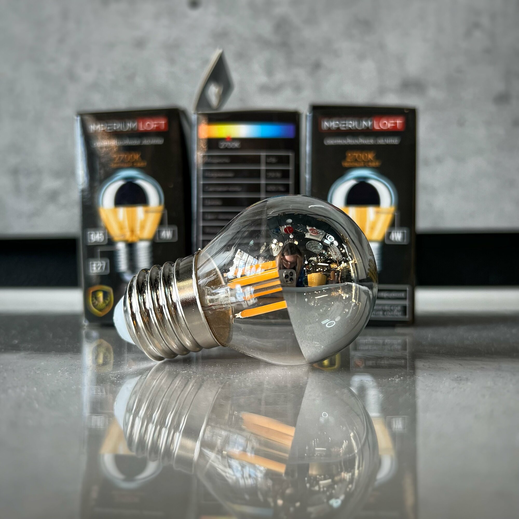 фото Лампочка Led с гальваническим покрытием для Modo Chandelier
