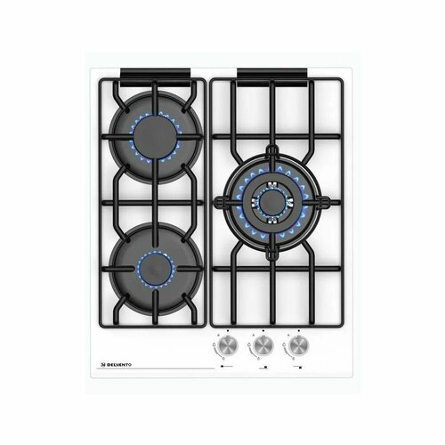 Встраиваемая газовая панель Delvento V45H35C001 белое стекло 1858400₽