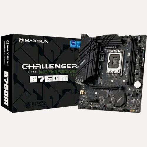 Изображение товара Материнская плата Maxsun CHALLENGER B760M (LGA1700, MATX)