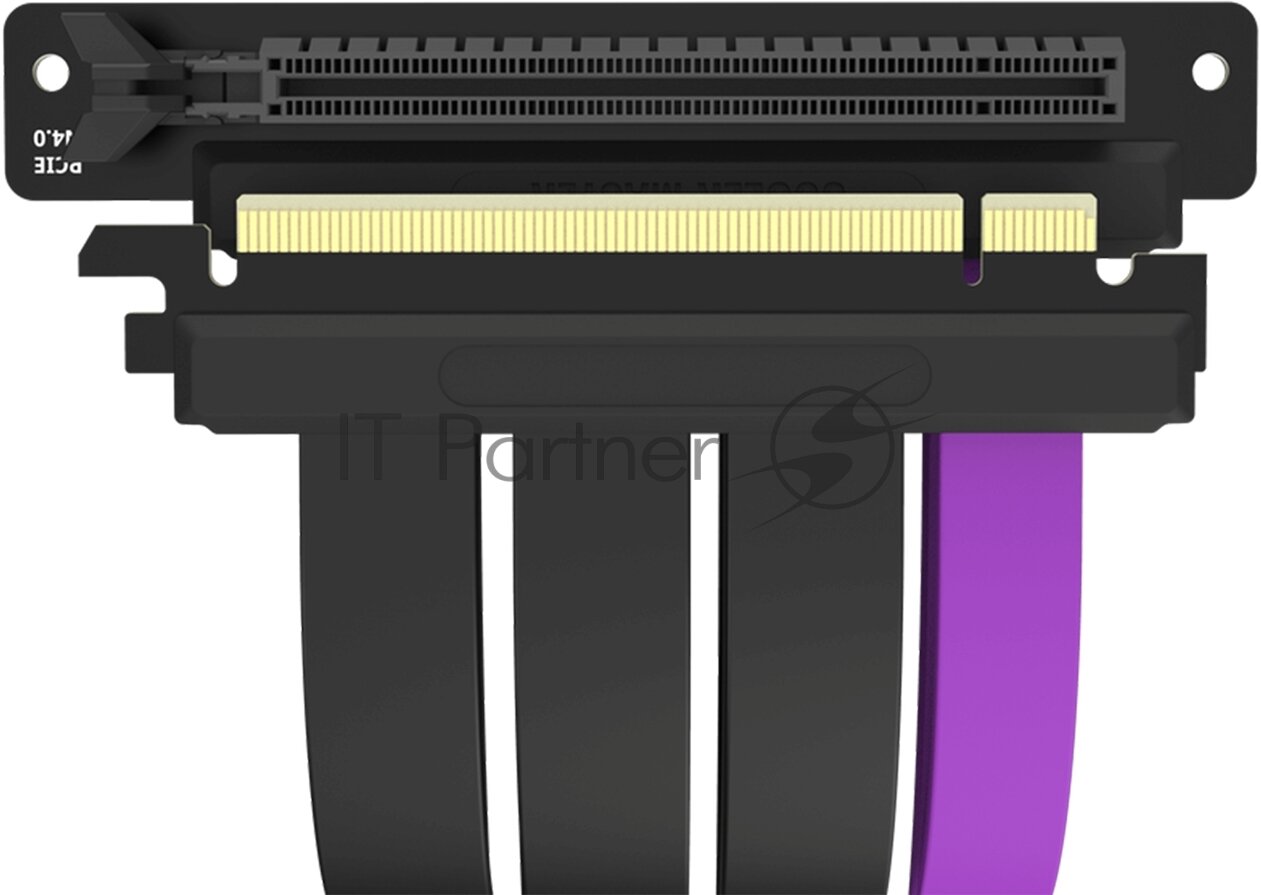 Райзер Cooler Master MasterAccessory Riser Cable PCIe 4.0 x16 - 300mm 90° Black/Purple MCA-U000C-KPCI40-300