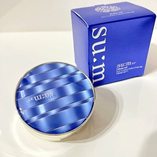 Su: m37 Кушон (тон 02) SPF50+/PA+++ в основе СС крем Water full CC Cushion Perfect Finish