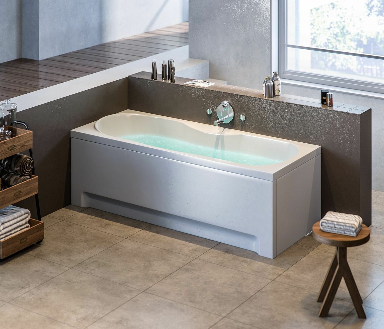 фото Ванна Эпика 160х70 в разборе каркас СТ-50