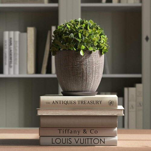 Шар искусственный Самшит высота 18 см 472₽