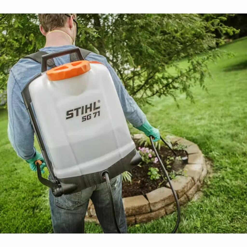 Опрыскиватель садовый ручной ранцевый Stihl (Штиль) оригинал SG 71 - фотография № 2