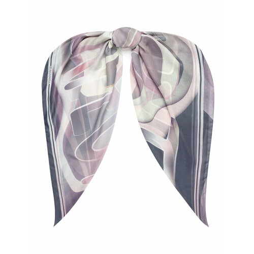 фото Платок eleganzza, натуральный шелк, 120х120 см, розовый