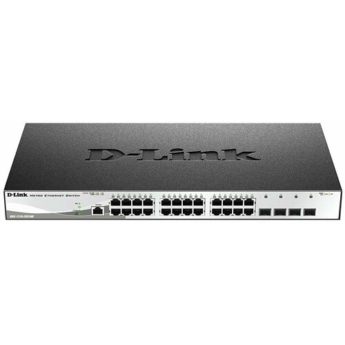 Коммутатор D-Link DGS-1210-28X/ME/B 1Гбит/с 4SFP+ управляемый