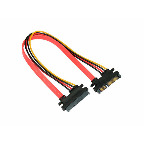 Аксессуар Gembird Cablexpert SATA 7 + SATA 15pin 30cm CC-SATAMF-715-30CM