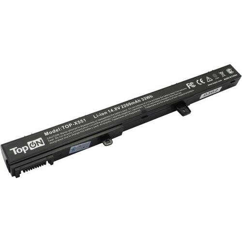 Аккумулятор для ноутбука Asus A41, A551C, D450C, F451C, P451C, R411C, X451 Series 2200мАч 14.4V TopON TOP-X451 - фото №7