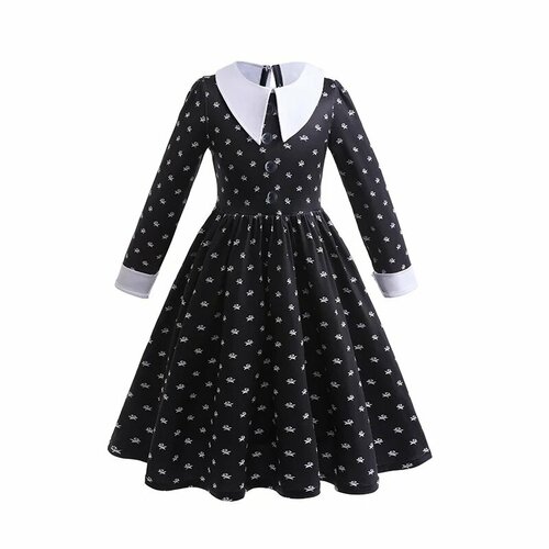 Платье, размер 130, черный