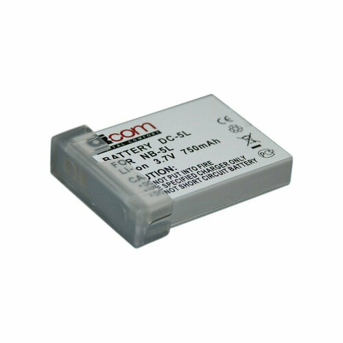 digital стратегия Аккумулятор DICOM DC-5L for Canon NB-5L