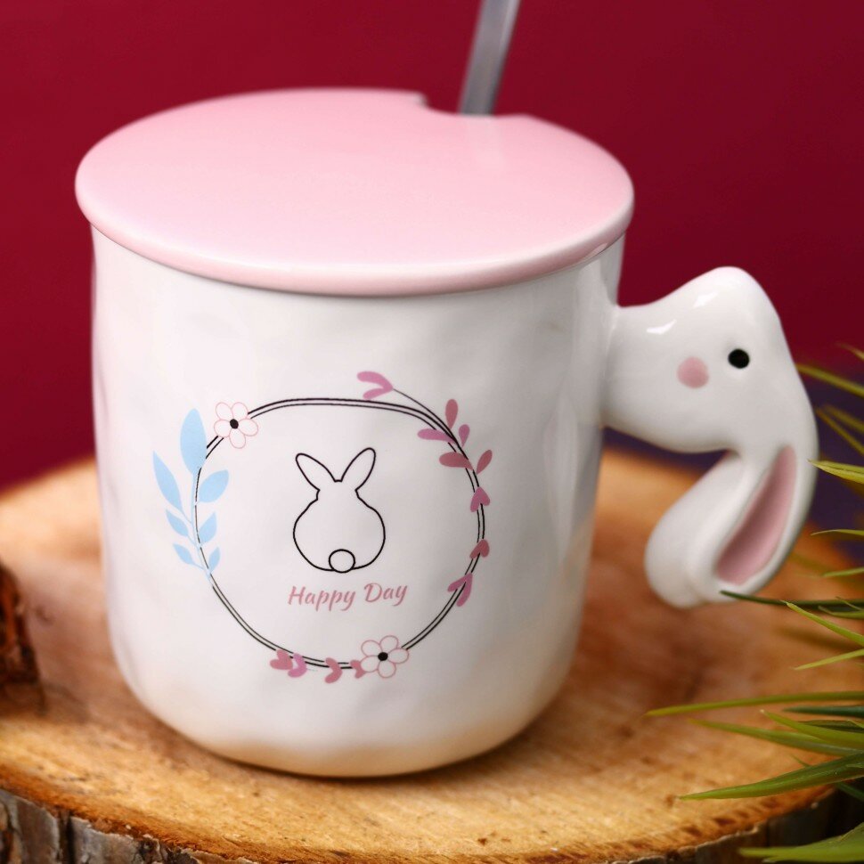 Кружка «Rabbit happy day» (380 ml)