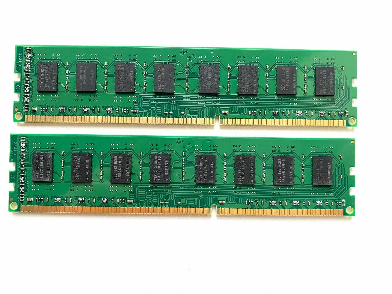 Модуль памяти Samsung DD3 4gb 2Rx8 1333Мгц PC3-10600U 1.5v DIMM 2шт