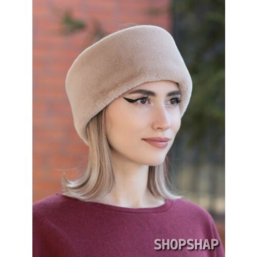 фото Повязка shopshap повязка shopshap карола, цвет: песочный, размер головы (см.): 59, размер 59, коричневый