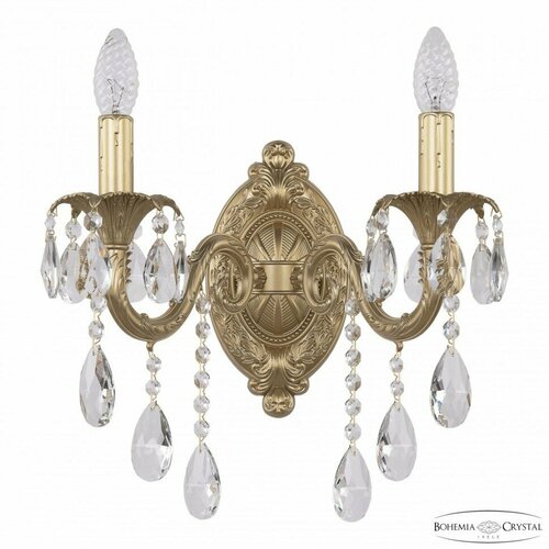 Бра Bohemia Ivele Crystal AL7901 AL7901B10/2/175 B AG золотой
