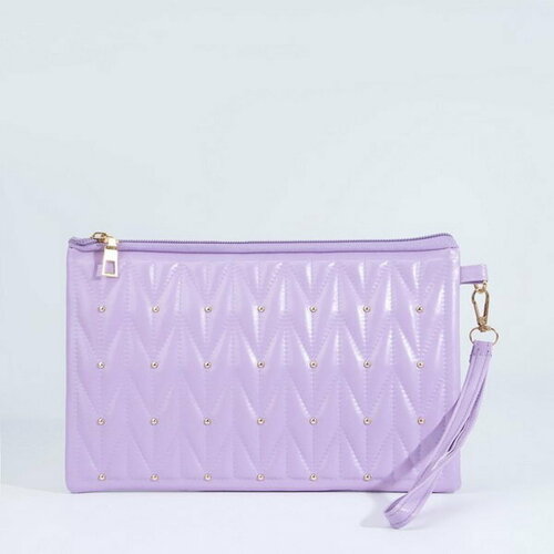 фото Сумка клатч сима-ленд, сиреневый сима-лэнд