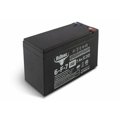 RuTrike Тяговый аккумулятор RuTrike 6-F-7 12V7AH C20 1780₽