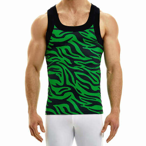 Майка MODUS VIVENDI Tiger Tanktop, размер XL, зеленый