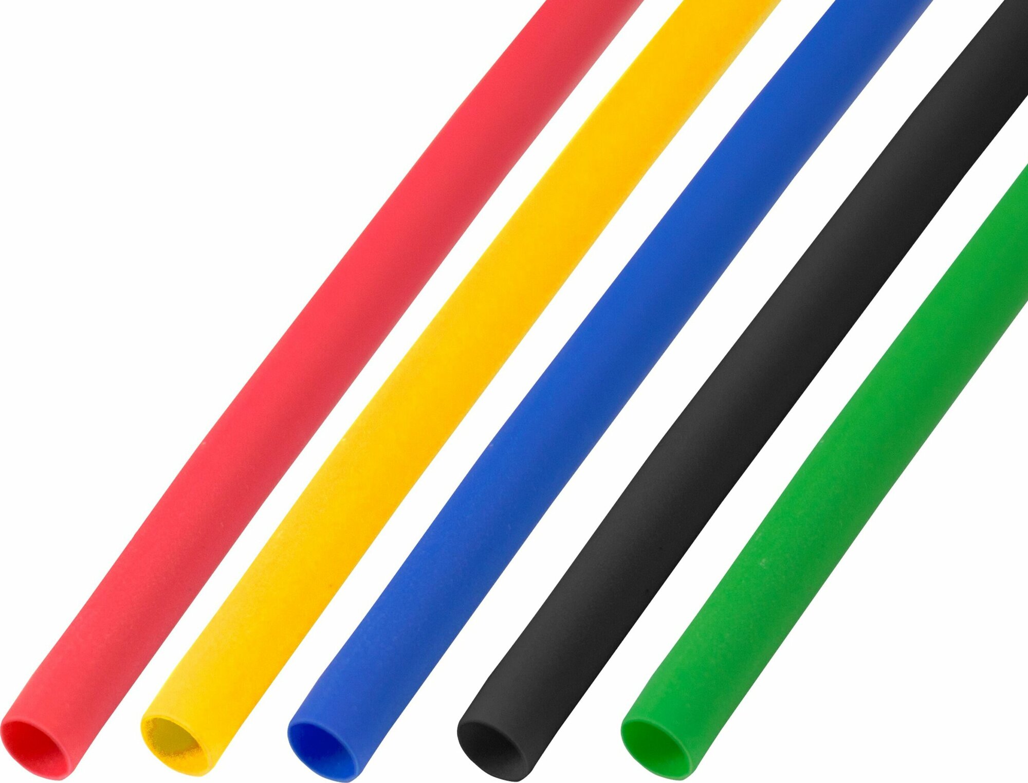 Набор термоусаживаемых трубок 60 / 30 мм пять цветов (упак. 50 шт. по 1 м) Юпитер (JP7230-08)