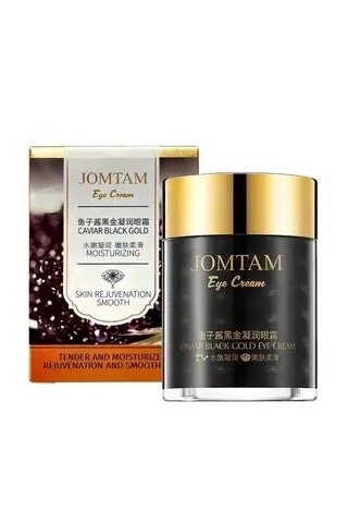 Антивозрастной крем для кожи вокруг глаз с чёрной икрой и золотом Jomtam Eye Cream Caviar Black Gold Moisturizing