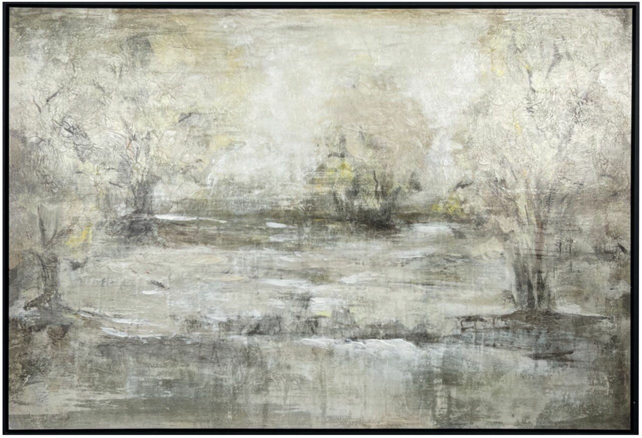 Картина интерьерная YHD Зимний лес 67*97см масляная живопись