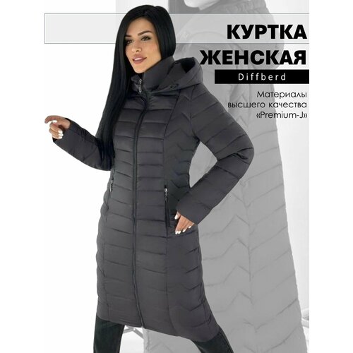 фото Куртка diffberd, размер 50, серый