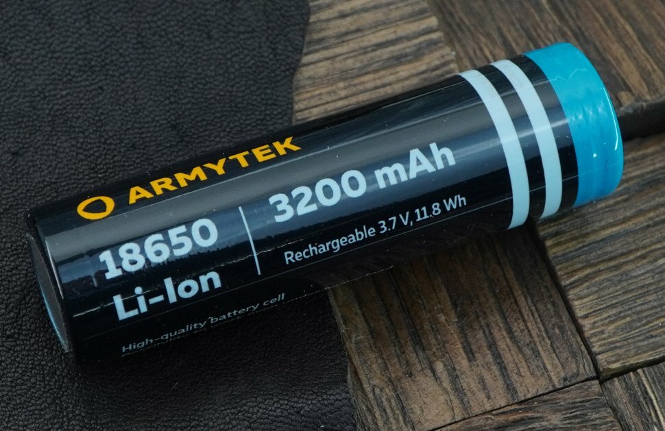 Аккумулятор ARMYTEK 18650 Li-lon 3200 mAh