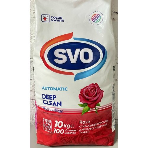 Стиральный порошок COLOR White SVO DEEP CLEAN Rose 10кг 100 стирок 2550₽