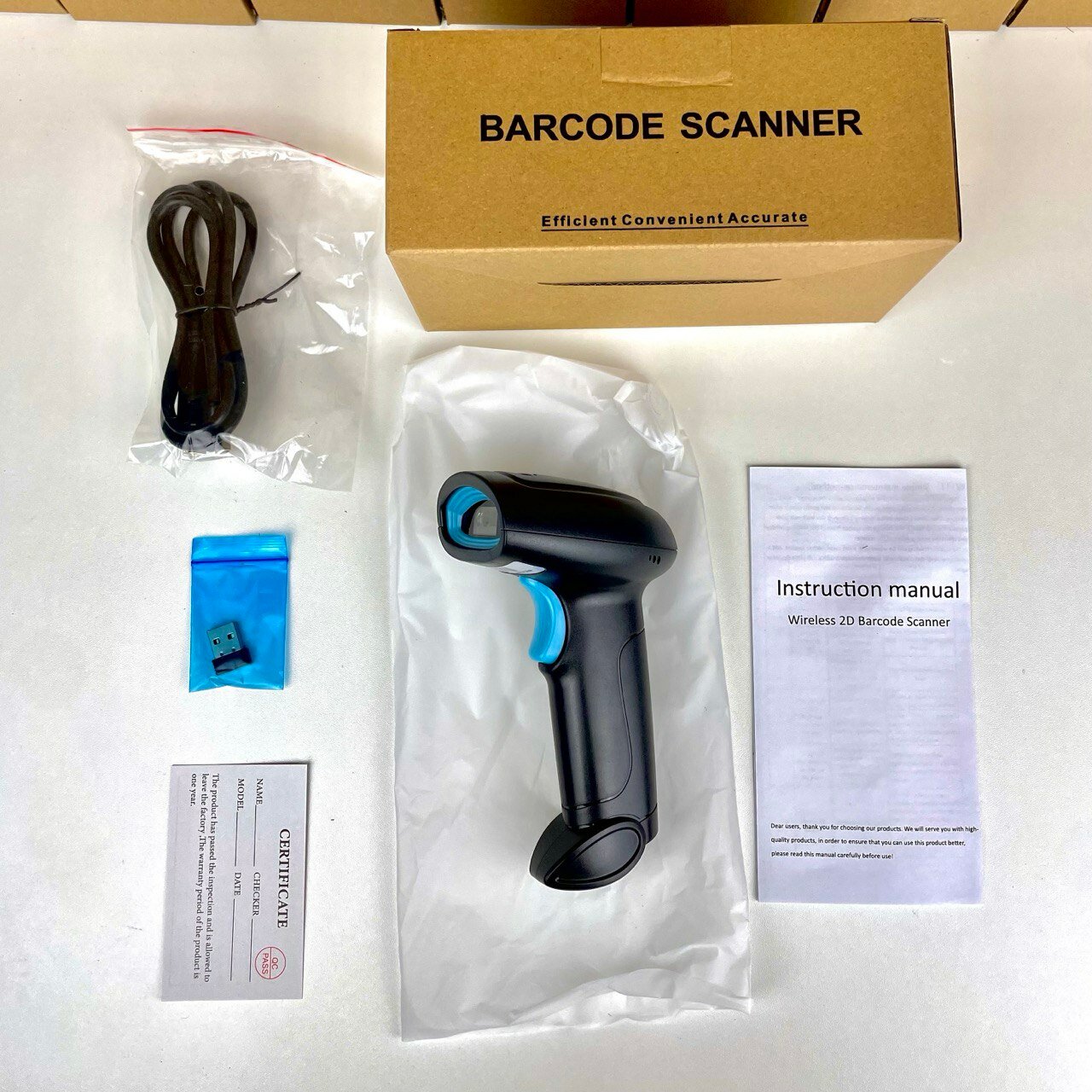 Сканер 2D Беспроводной для QR, штрихкод, ПВЗ, ЕГАИС, Честный знак