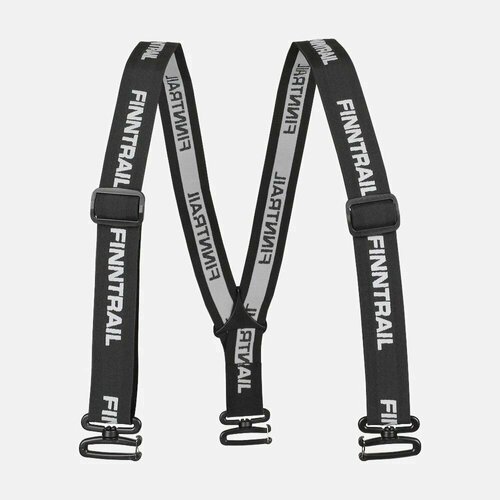 Подтяжки Finntrail, размер 1, черный fashion2 5cm wide floral print suspenders men womens suspenders adjustable clips on y back braces elastic 3 clip suspenders