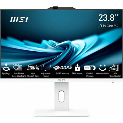 Моноблок MSI PRO AP242P 14M Ci5 16G 1T HDD 256SSD i5 1440018Ghz16384Mb1000256SSDGbDOS White 9S6-AE0622-658 11201500₽