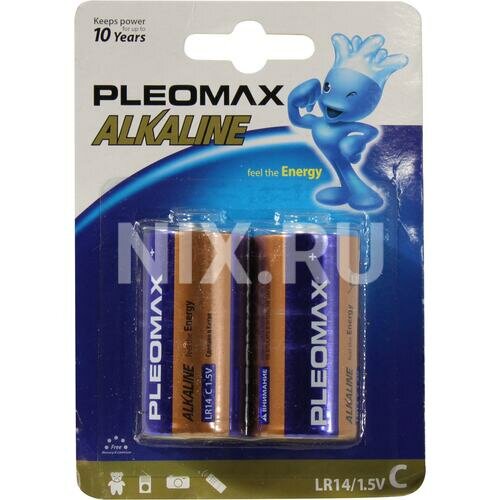 Батарейки Pleomax Alkaline LR14-2BL