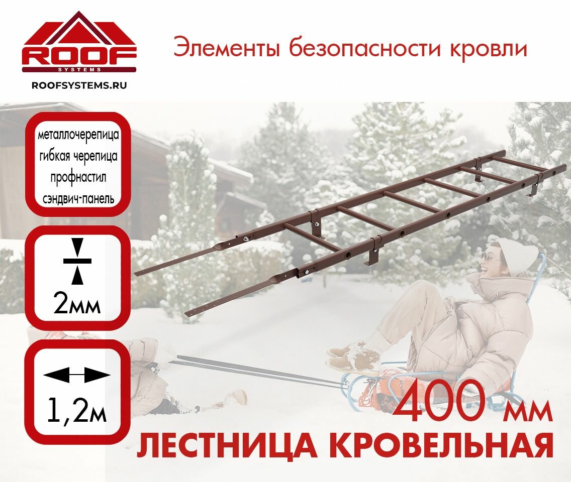 фото Лестница кровельная PRESTIGE ZN универ