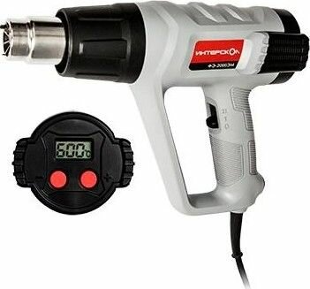 фото Фен строительный сетевой ИНТЕРСКОЛ ФЭ-2000ЭМ 385.0.1.00