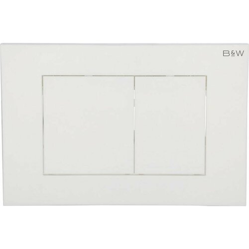 Клавиша смыва BlackWhite Universe WPI-09531 белый глянец 4787₽