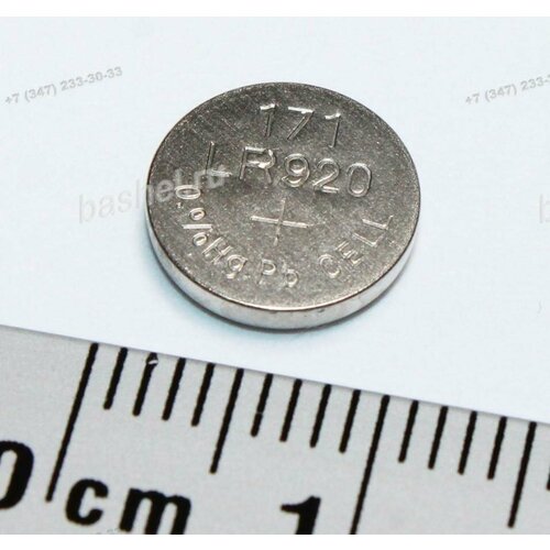 Батарейка ROBITON STANDARD 370 МЦ-921 171 SR920W 371 LR921 LR69 AG6 электротовар 494₽
