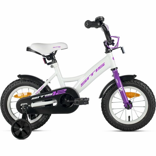 Велосипед детский городской SITIS WIND 12 2024 для детей от 2 лет до 4 лет стальная рама с защитой цепи 1 ск желтыйзеленый цвет рост 85-100 см 11467₽