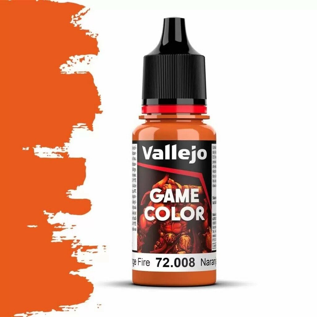 Аксессуар для Warhammer Vallejo Краска Vallejo Game Color: Orange Fire 72.008